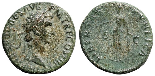Nerva roman coin 97 - roman,