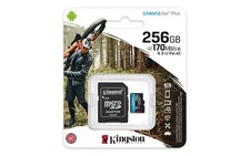 Kingston 256 GB scheda micro SD V30 U3 fino a scheda di memoria per dash cam, fotocamera CCTV