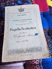 Pagella Scolastica Vintage-in