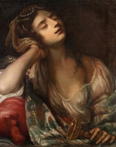 Dipinto antico suicidio - dipinto,
