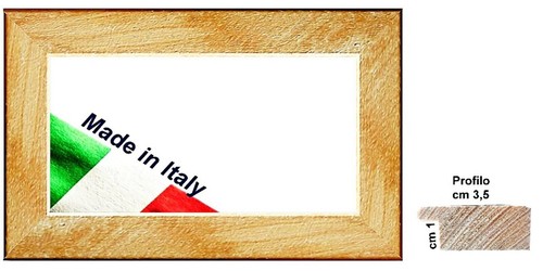Cornice oro spazzolato - in,