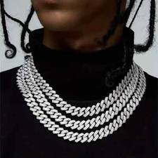 Collana iced out bling - collana,