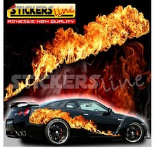 Adesivi fiamme cm 350x72 -real