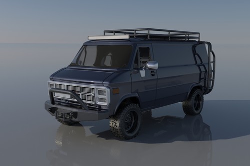 Modellino auto gmc vandura - gmc,