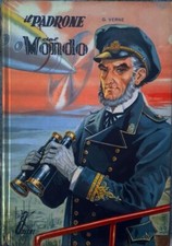 ✅libri per ragazzi IL PADRONE DEL MONDO Giulio Verne editrice Boschi 1961