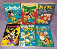 I Classici Di Topolino Walt Disney Lotto 6 Fumetti Paperino Paperone Paperinik