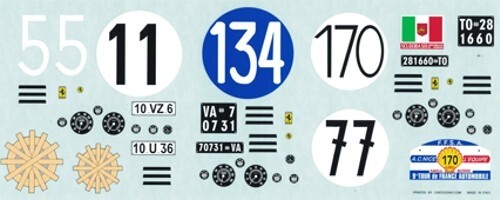 Decal numeri strumenti - decal,