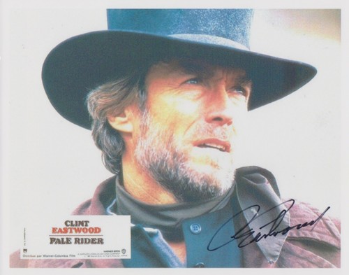 Clint eastwood firmato 8x10 - clint,