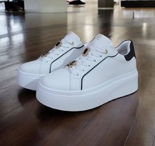 sneakers donna gioiello bianche renato balestra rb2510c sottopide pelle