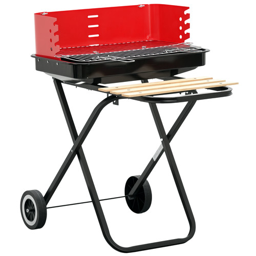 Outsunny carrello carbone - outsunny, a