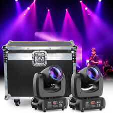 2PCS 150W Fascio LED Testa Mobile 18Prisma Gobo Luce di Fase DMX DJ Spot Party con Custodia