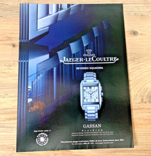 JAEGER LECOULTRE REVERSO SQUADRA - FRAMEABLE WALL ART ORIGINAL CAR WATCH ADVERT