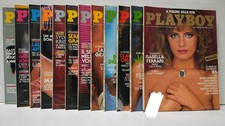 12 NUMERI RIVISTA PLAYBOY ITALIA ANNATA COMPLETA ANNO 1985 EDIZIONE ITALIANA