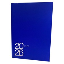 InTempo Agenda Settimanale 2026 17X24 Blu Elegante Verticale Rigida