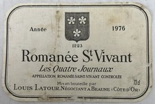 Annata 1976 Romanée St Vivant