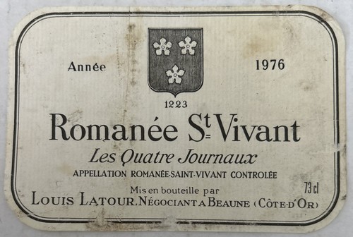 Annata 1976 romanée vivant - 1976,