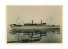 Piroscafo Conte Verde Lloyd Triestino Nave Navigazione Cartolina Foto Marina