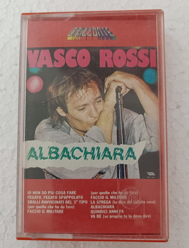 Vasco rossi cassetta - rossi,