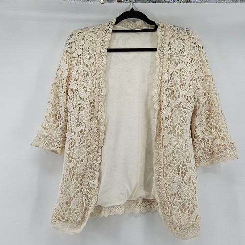 Cardigan boho pizzo - cardigan,