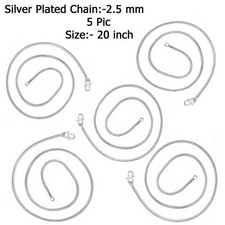 Catena snack placcata - , argento