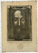 ANTICA RELIQUIA relic VELO DI VERONICA Veronica Veil Holy Shroud VERA EFFIGIES