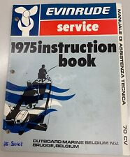 Manuale manutenzione cod. 200008 per motori Evinrude/Johnson 70 HP 2T anno 1975