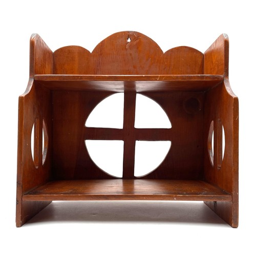 Scaffale legno vintage sole
