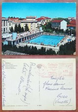 VERCELLI - PISCINA COMUNALE 1962 TIMBRO ELETTRONICO COLLEGIO MASCHILE DAL POZZO