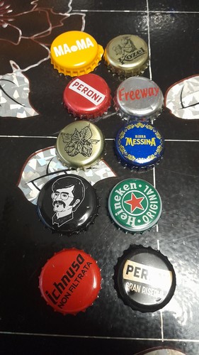 Lotto tappi birra - di, birra-b