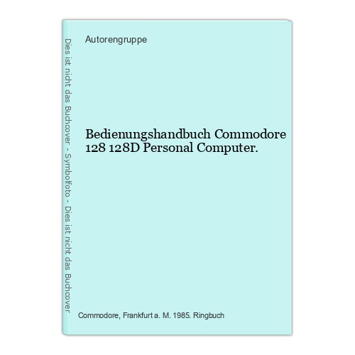 Bedienungshandbuch commodore - bedienungshandbuch,