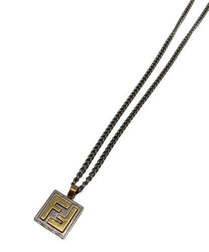 Collana fendi argento oro - collana,