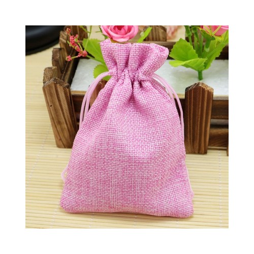 Sacchetti juta rosa bomboniere - sacchetti,