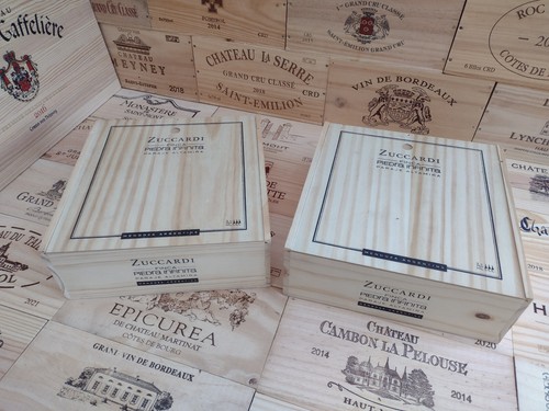 Cassetta porta vino legno - vino, in