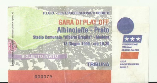 Biglietto stadio calcio serie - biglietto,