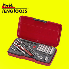 TengTools T1436 Set di prese da 1/4" 6 pt 36 pezzi