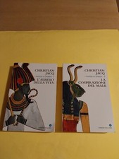2 LIBRI L' ALBERO DELLA VITA-LA COSPIRAZIONE DEL MALE JACQ  MISTERO DI OSIRIDE