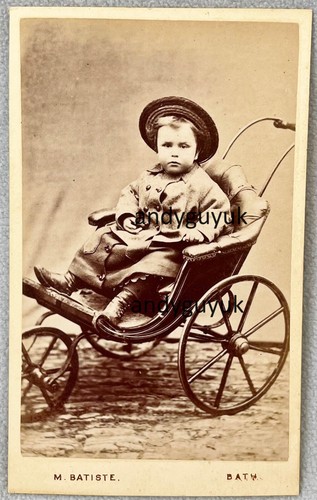 Cdv boy pram - cdv,