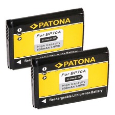 2x Batteria Patona 3,7V 500mAh