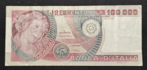 100000 lire botticelli - 100000,
