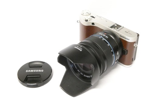 Samsung nx300 marrone con - marrone,