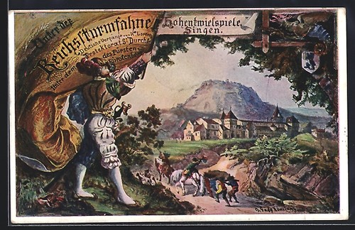 Cartolina artista che - cartolina, canta