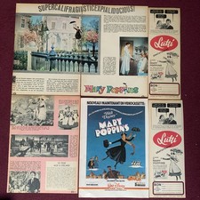 Mary Poppins publicités Lutti 1966 bonbons film chocolat Cassette vidéo Disney