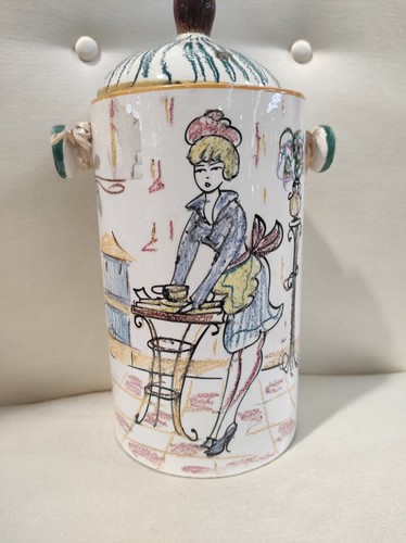 Vaso ceramica con coperchio - vaso,