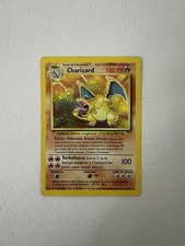 Carta Pokemon Charizard set base base set originale 4/102 lingua italiana Swirl