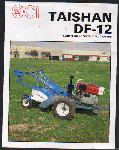Scheda brochure trattore