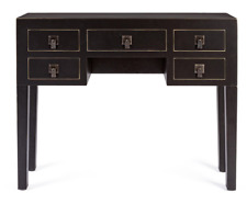 CONSOLLE CINESE NERA SCRITTOIO
