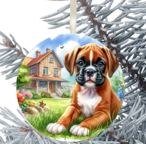 Boxer cucciolo cane appeso - cane,