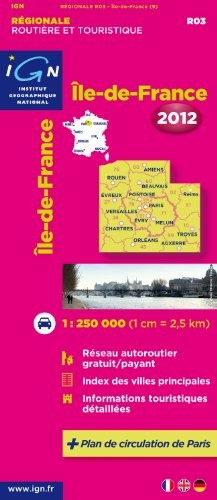 Ile france carte regionale - ile,