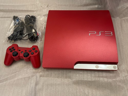 Sony ps3 slim rosso - rosso, scarlatto