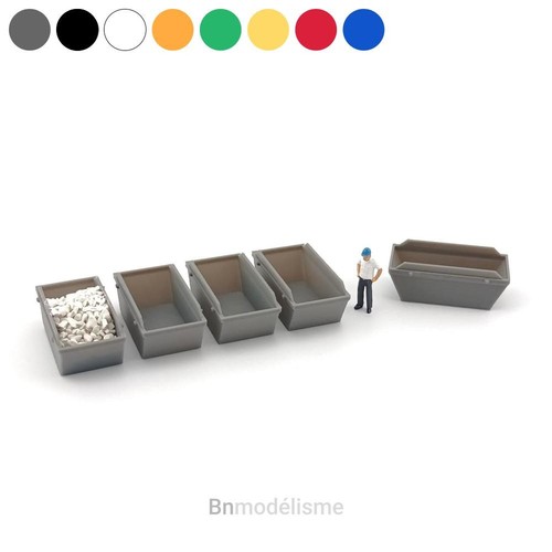 Lot bennes chantier - 5,
